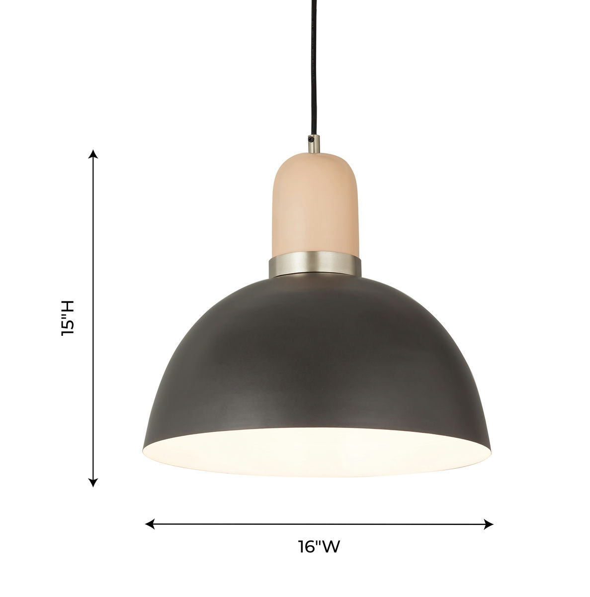 TOV Furniture Juku Blush/Grey Large Pendant