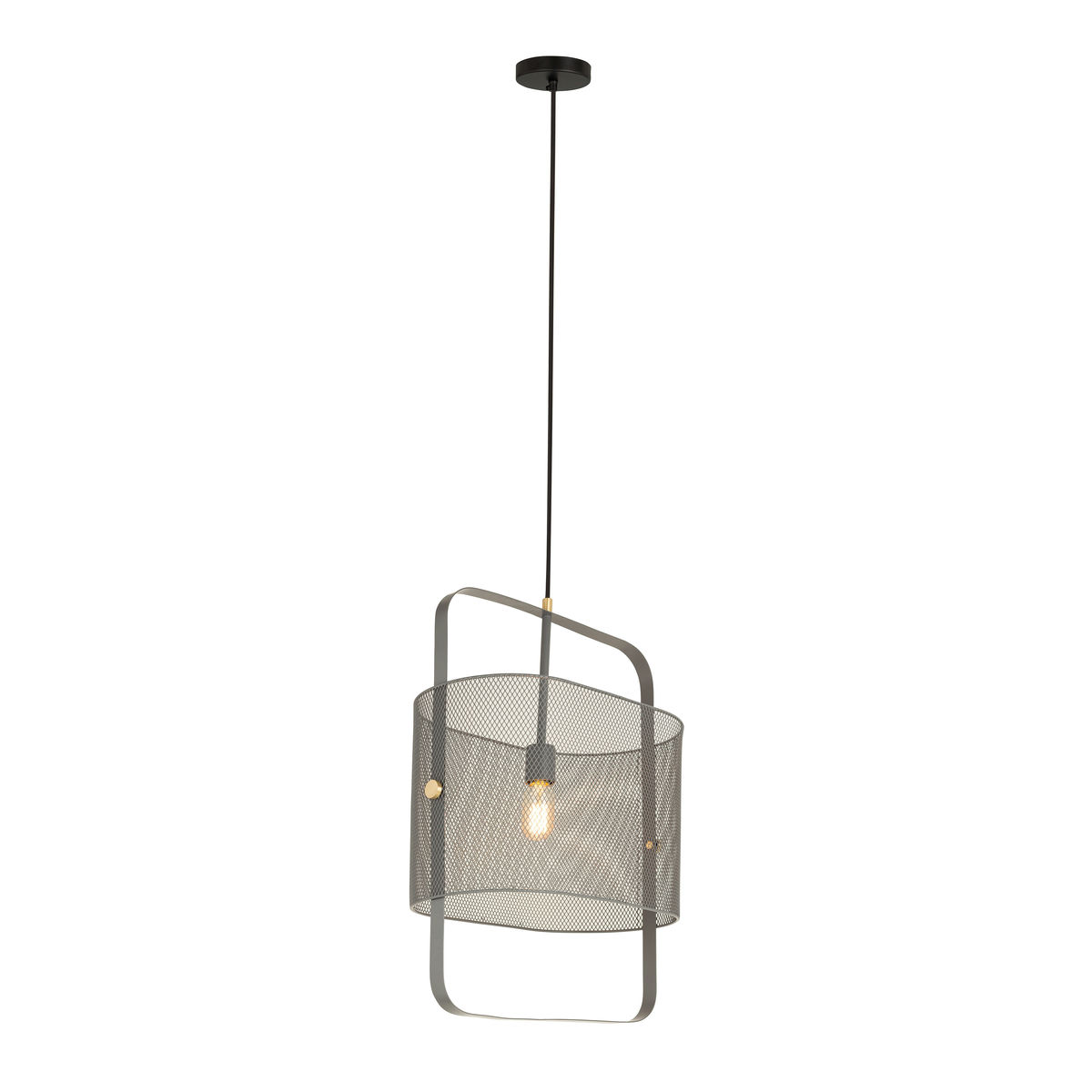 TOV Furniture Klaus Large Grey Pendant