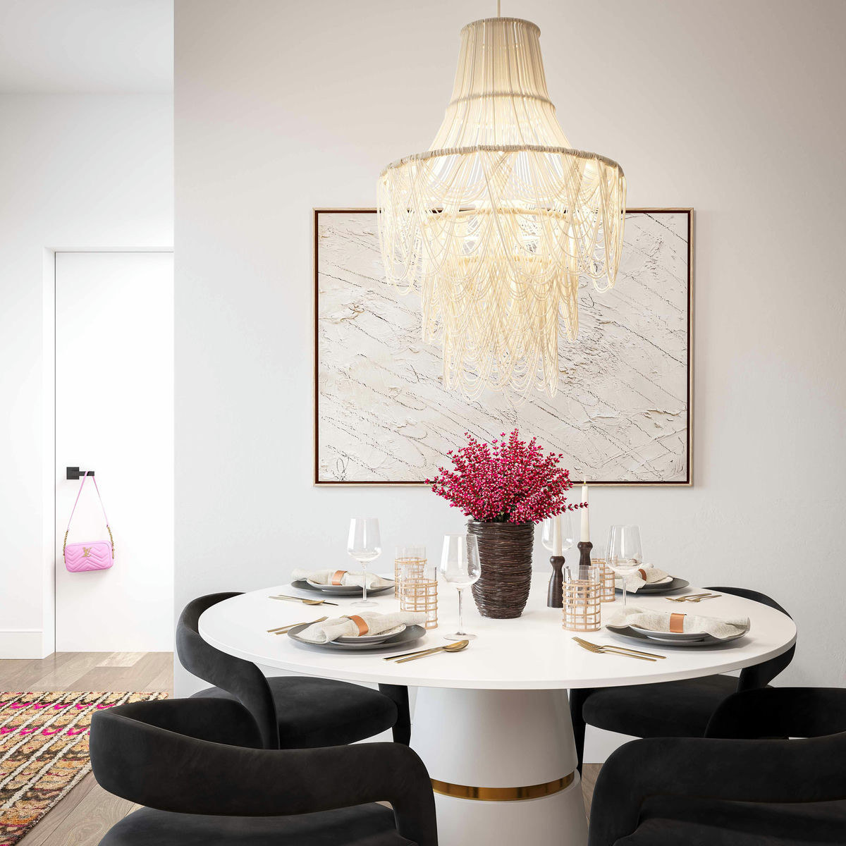 TOV Furniture Raipur Ivory Pendant