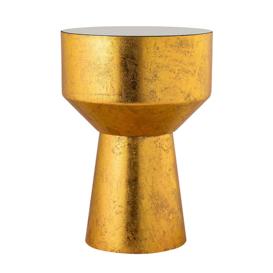 TOV Furniture Mia Handpainted Gold Side Table