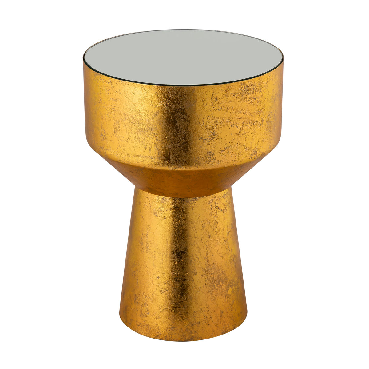 TOV Furniture Mia Handpainted Gold Side Table