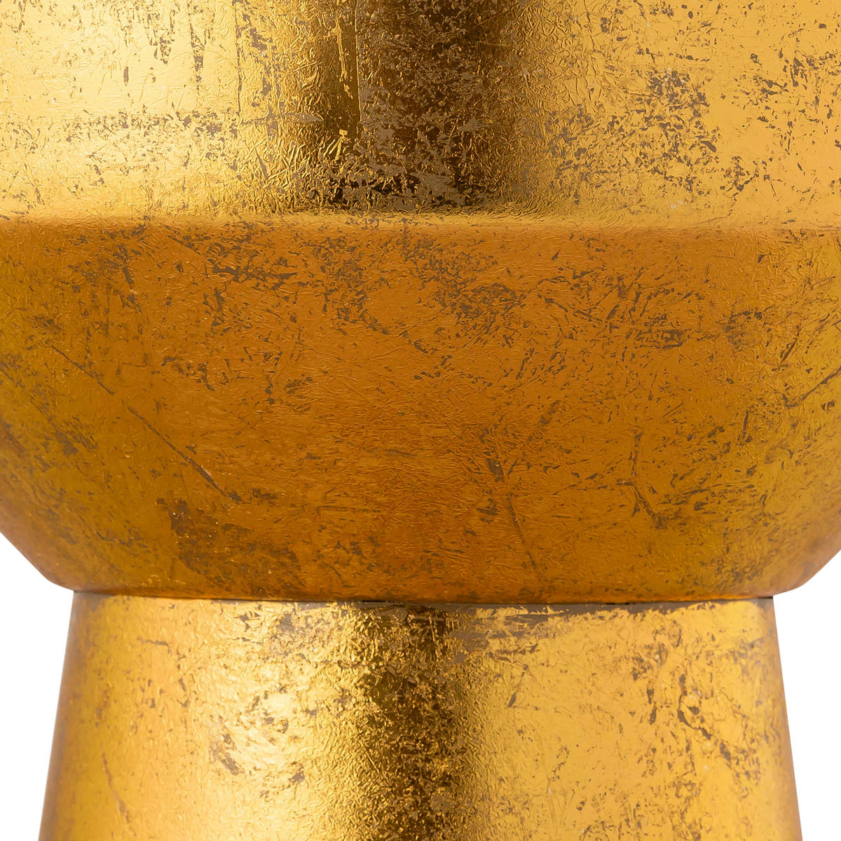 TOV Furniture Mia Handpainted Gold Side Table