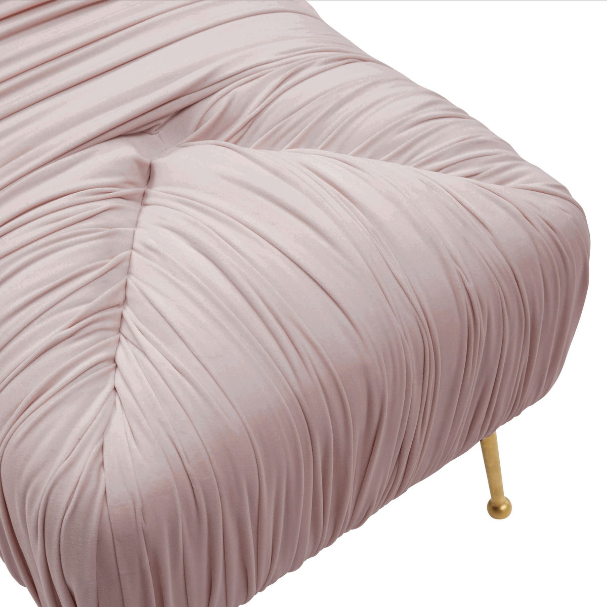 TOV Furniture Jessica Mauve Velvet Bench