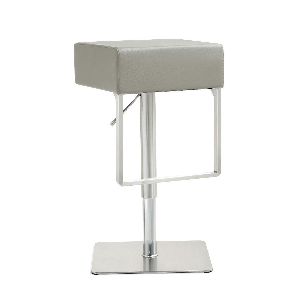 TOV Furniture Seville Light Grey Adjustable Barstool