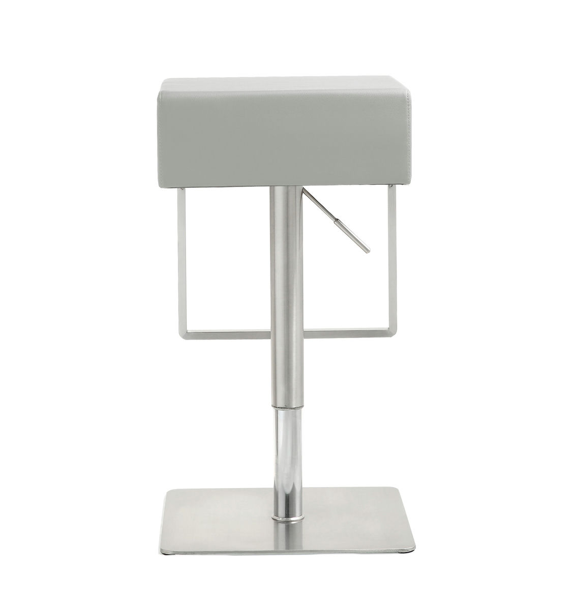 TOV Furniture Seville Light Grey Adjustable Barstool