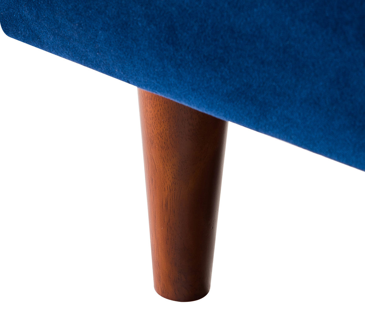 TOV Furniture Como Navy Velvet Sectional RAF