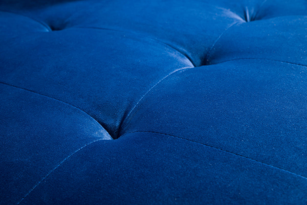 TOV Furniture Como Navy Velvet Sectional RAF