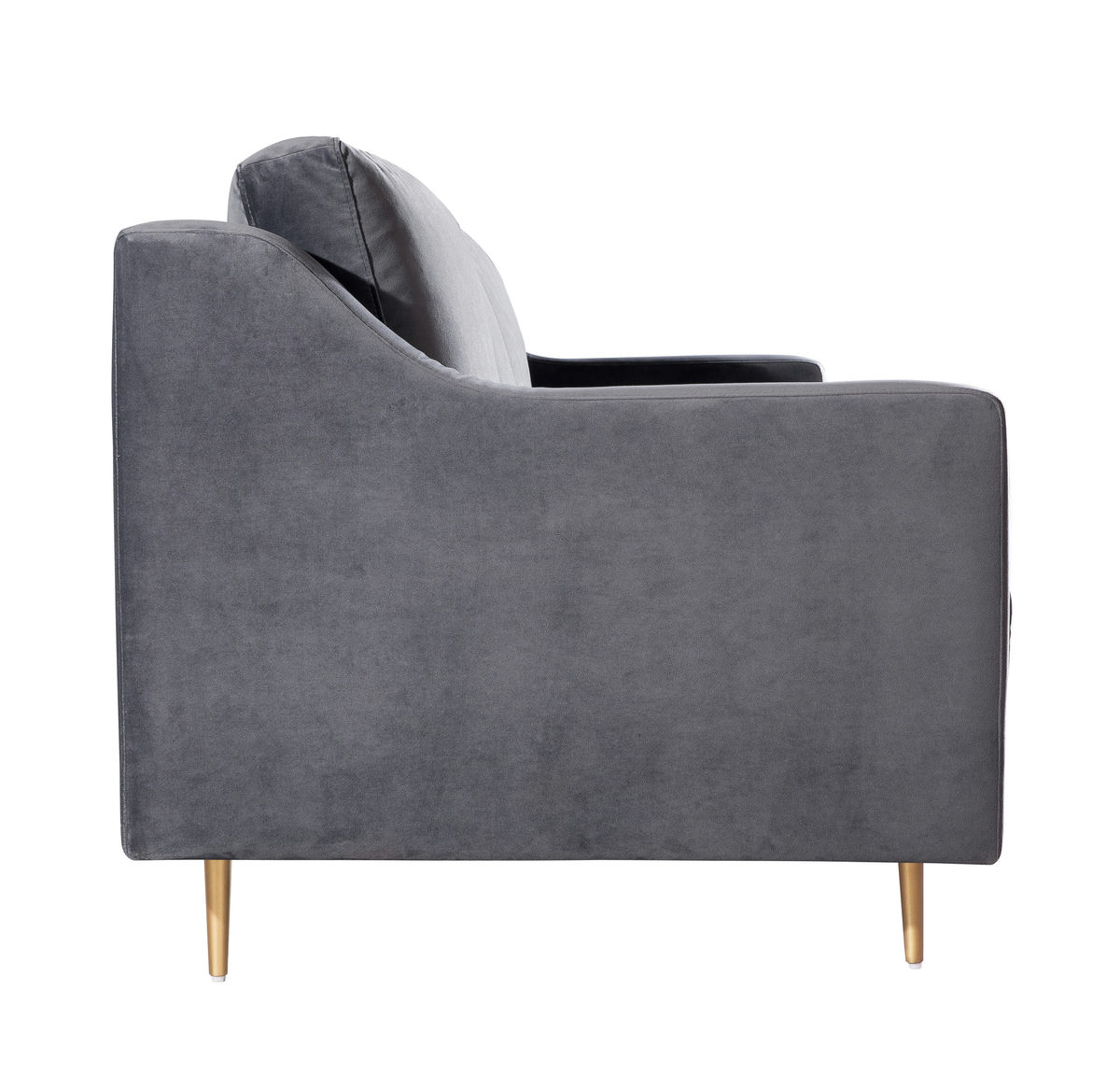 TOV Furniture Milan Grey Velvet Sofa