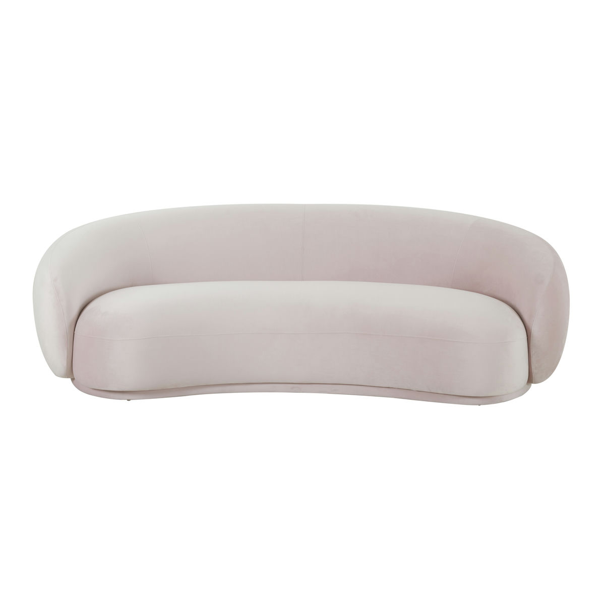 TOV Furniture Kendall Blush Velvet Sofa