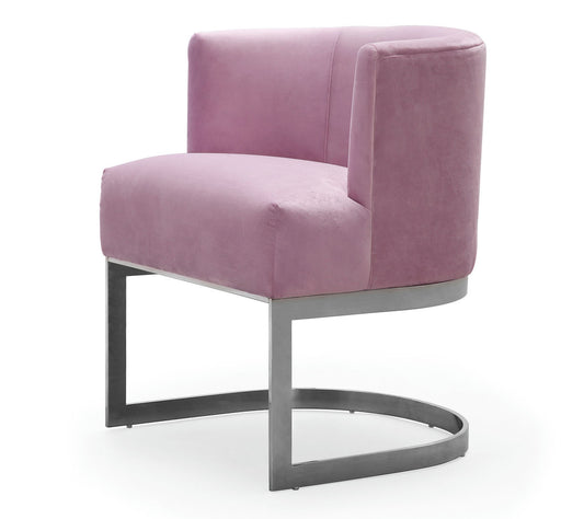 TOV Furniture Eva Blush Velvet Chair