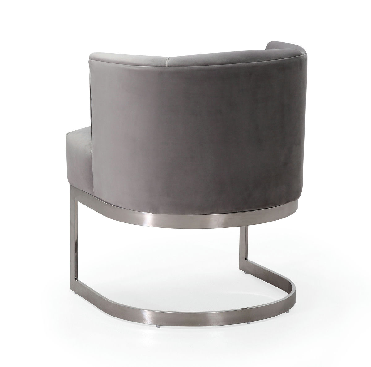 TOV Furniture Eva Grey Velvet Chair