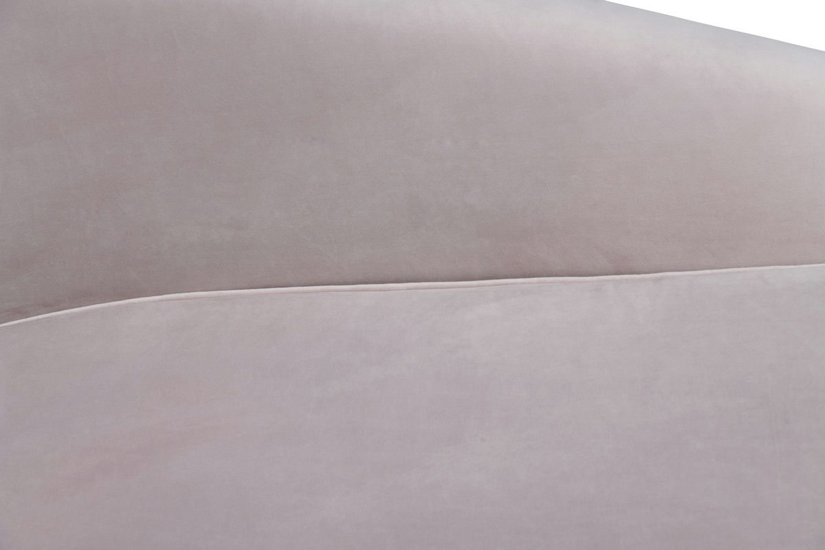 TOV Furniture Adele Blush Velvet Chaise