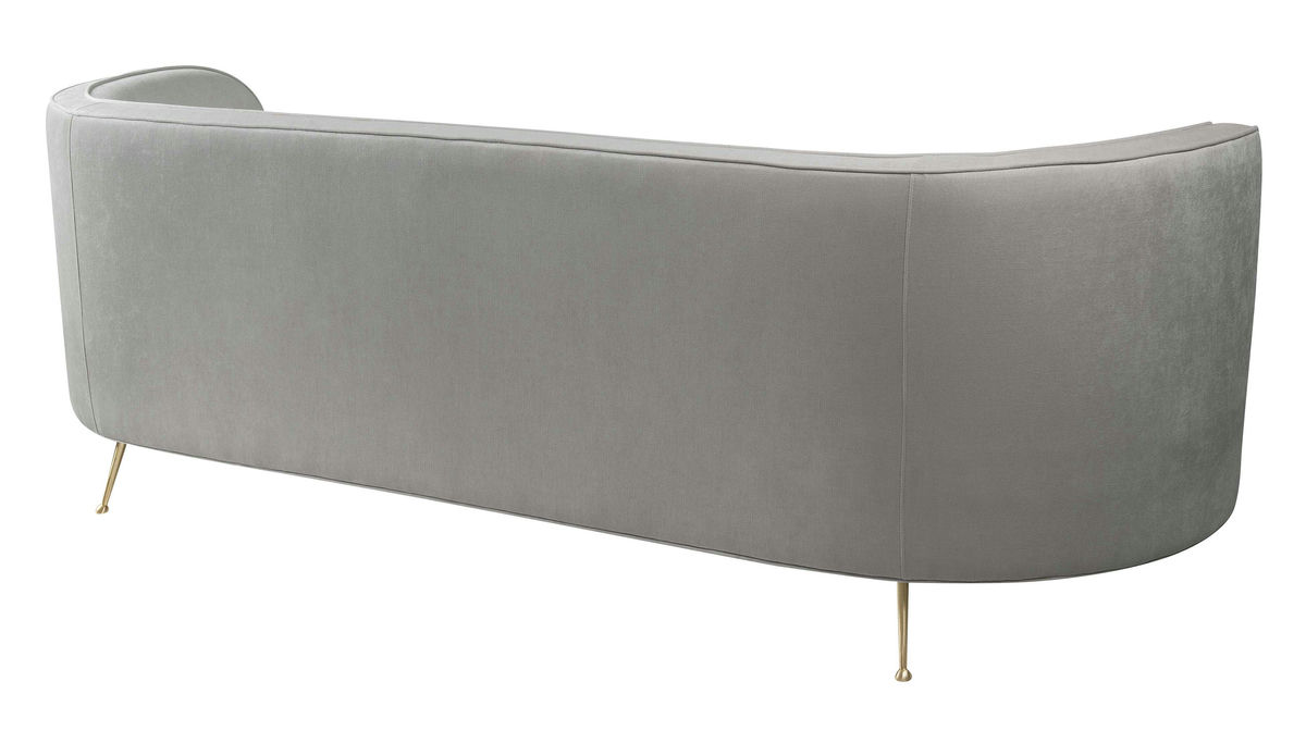 TOV Furniture Flare Cream Chenille Sofa