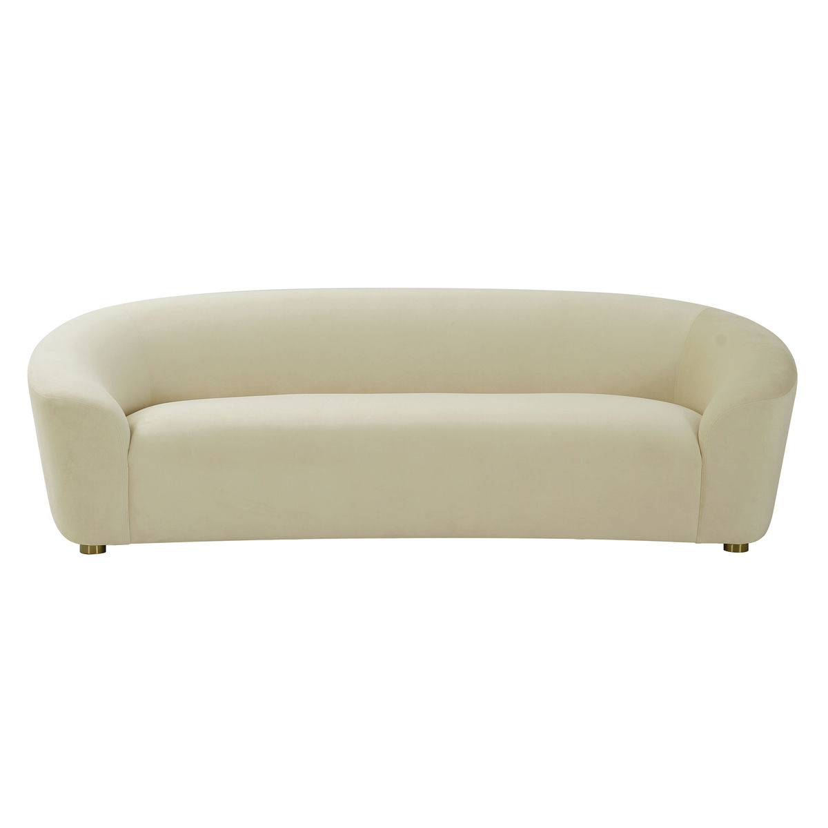 TOV Furniture Serenity Oat Velvet Sofa