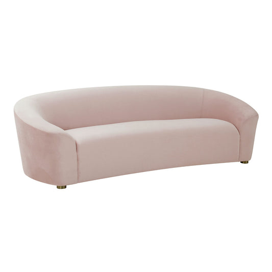 TOV Furniture Serenity Blush Velvet Sofa