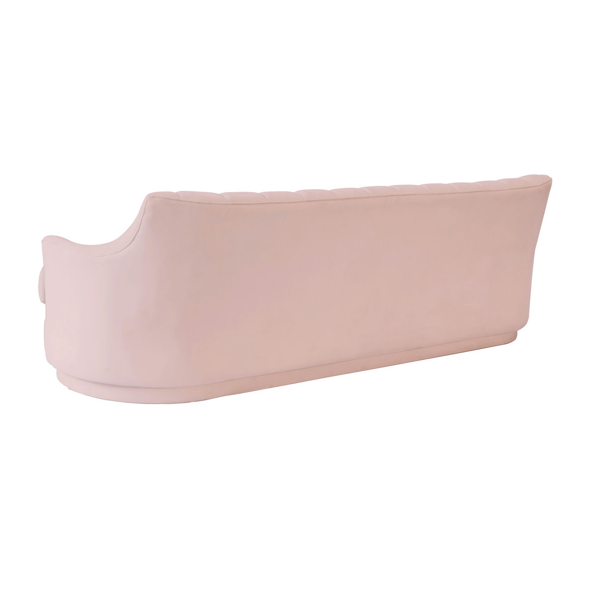 TOV Furniture Peyton Blush Velvet Sofa