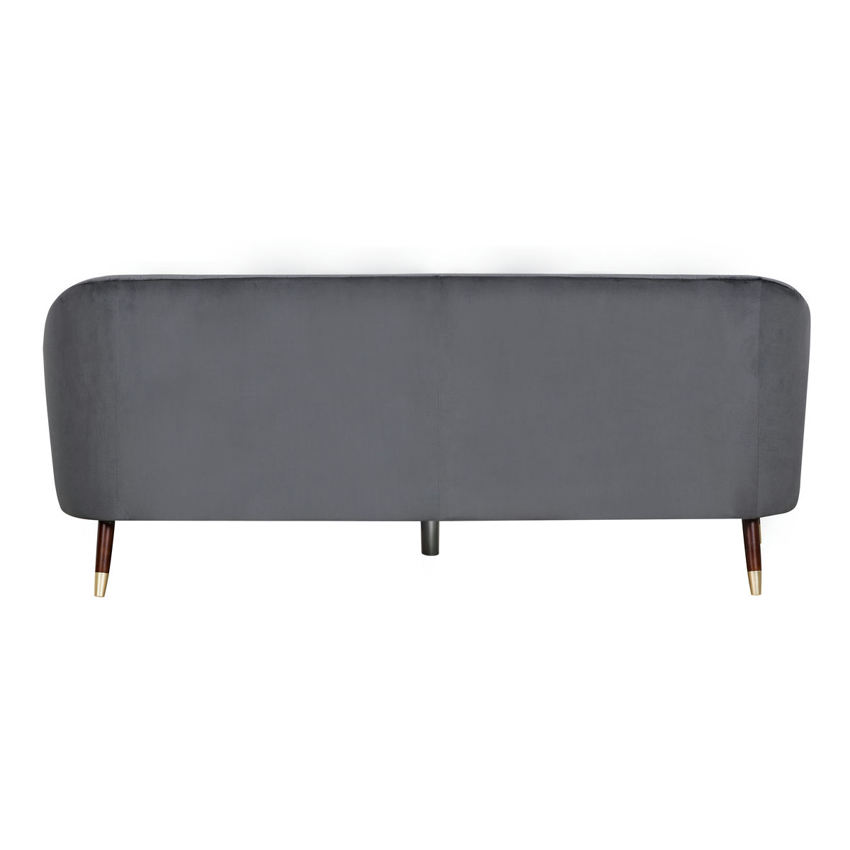 TOV Furniture Natalia Grey Velvet Sofa