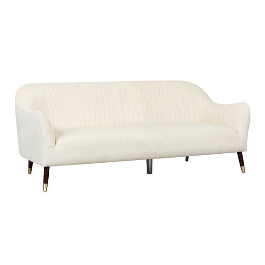 TOV Furniture Natalia Cream Velvet Sofa
