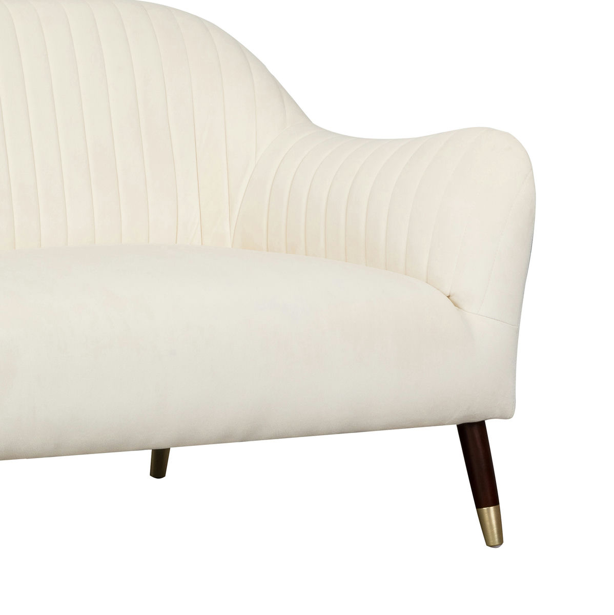 TOV Furniture Natalia Cream Velvet Sofa