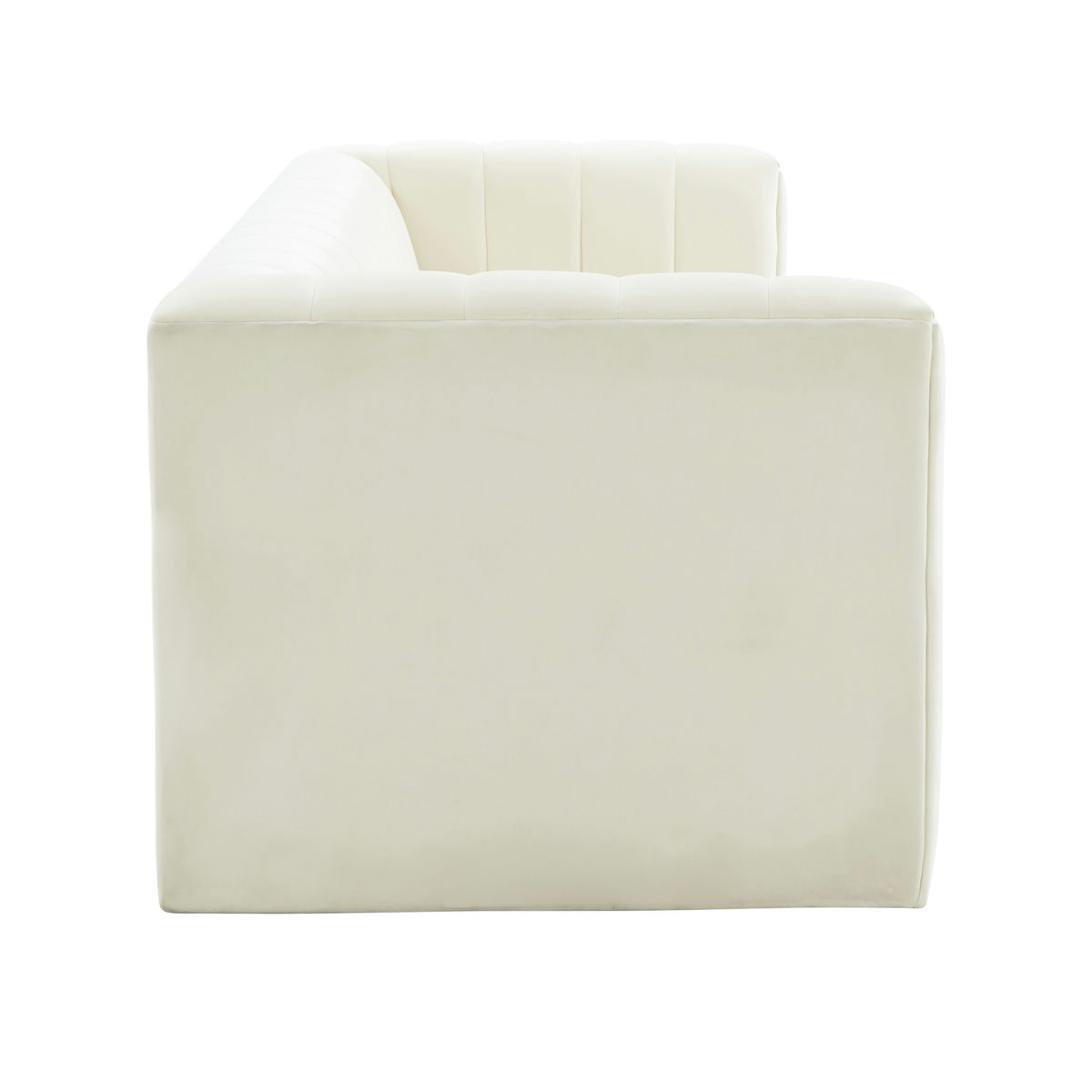 TOV Furniture Norah Cream Velvet Sofa