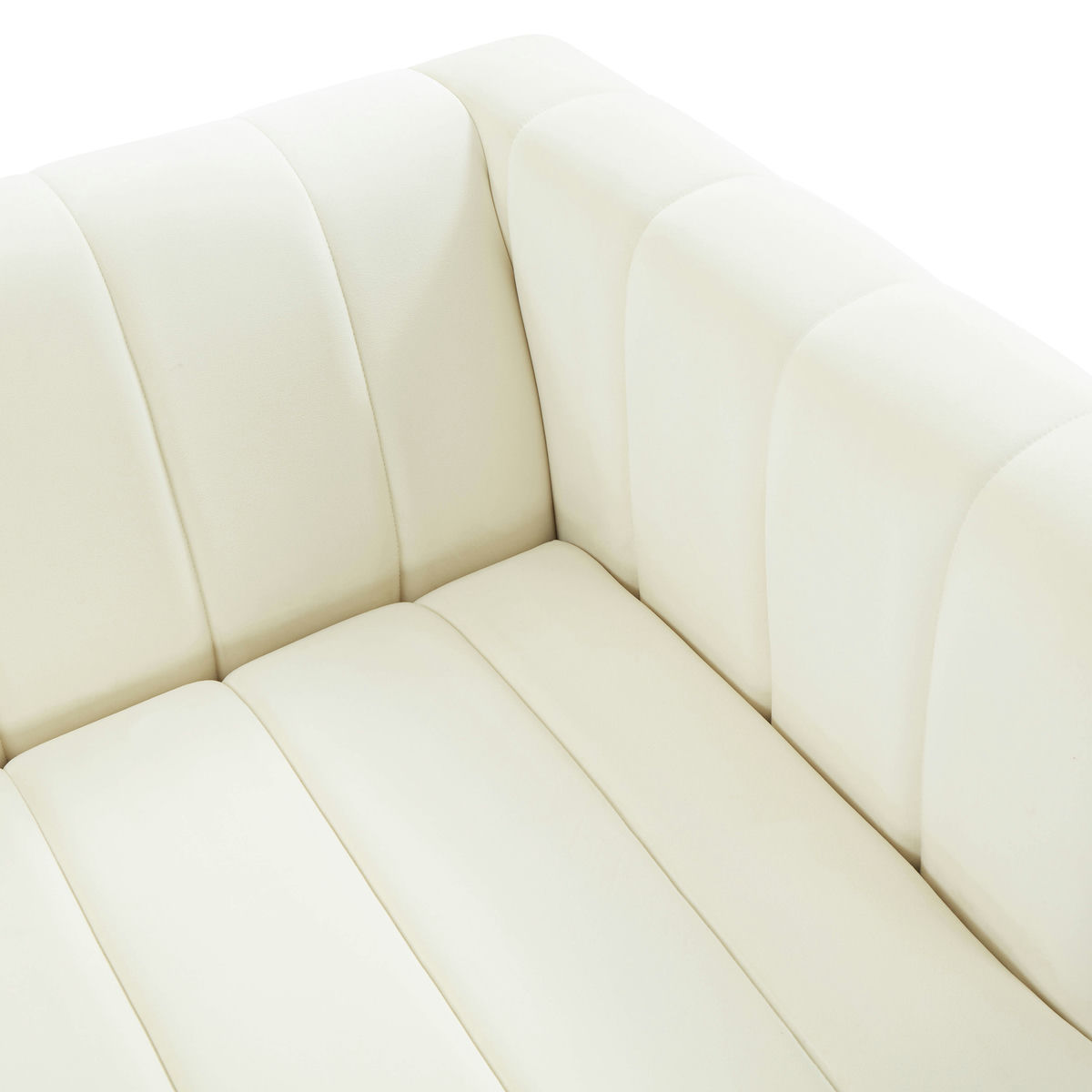 TOV Furniture Norah Cream Velvet Sofa