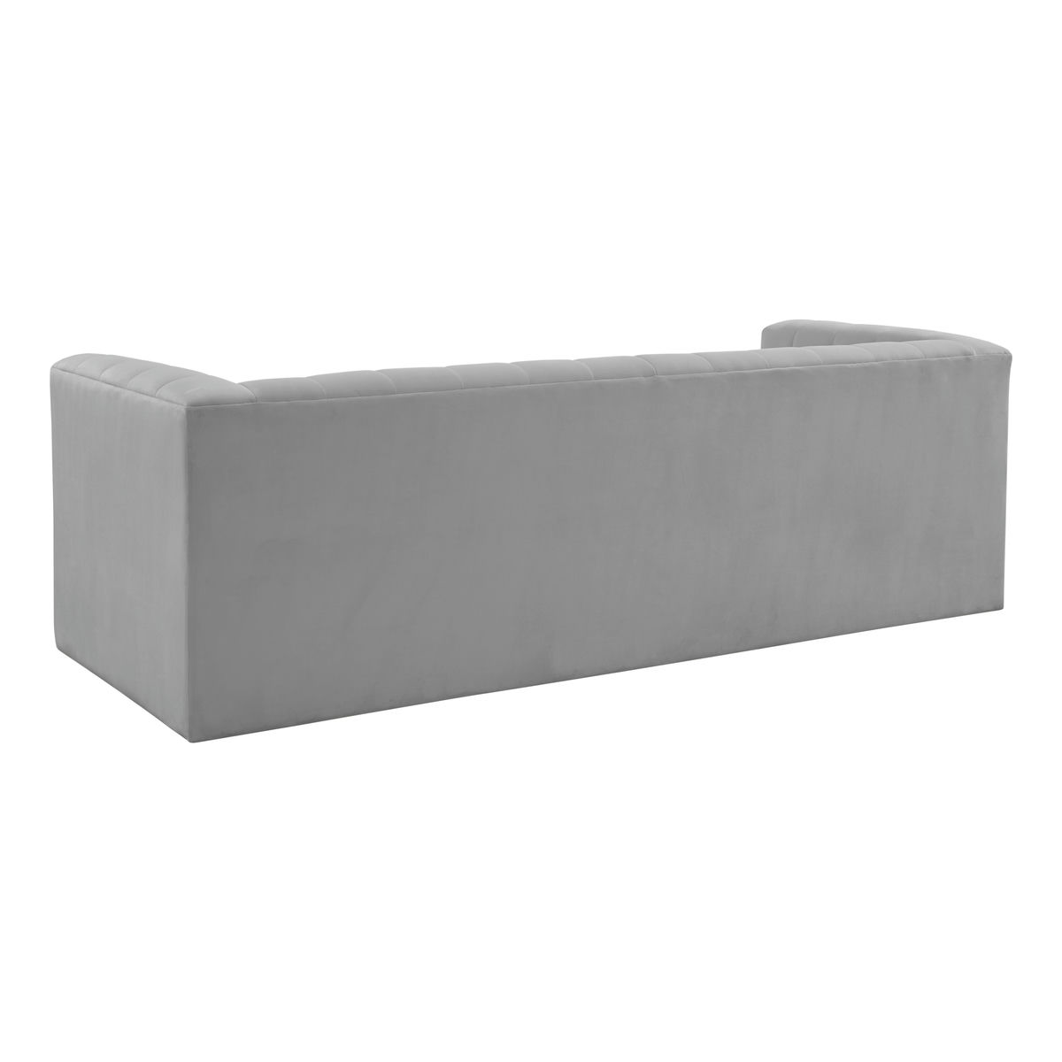 TOV Furniture Norah Grey Velvet Sofa