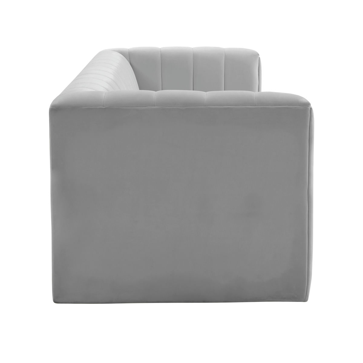 TOV Furniture Norah Grey Velvet Sofa