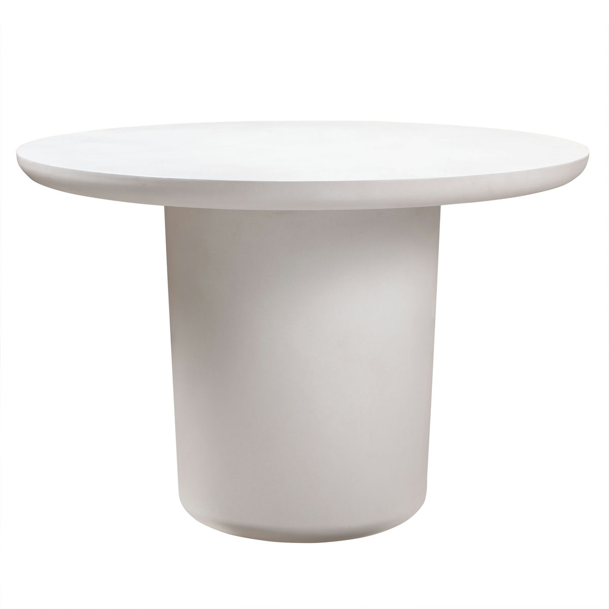 TOV Furniture Roxie Ivory Concrete Dining Table