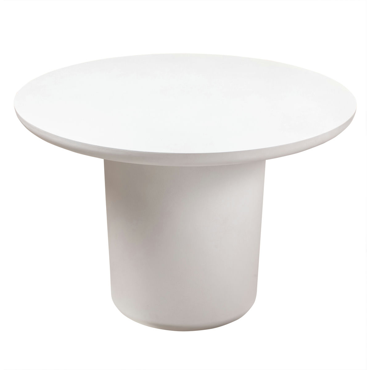 TOV Furniture Roxie Ivory Concrete Dining Table