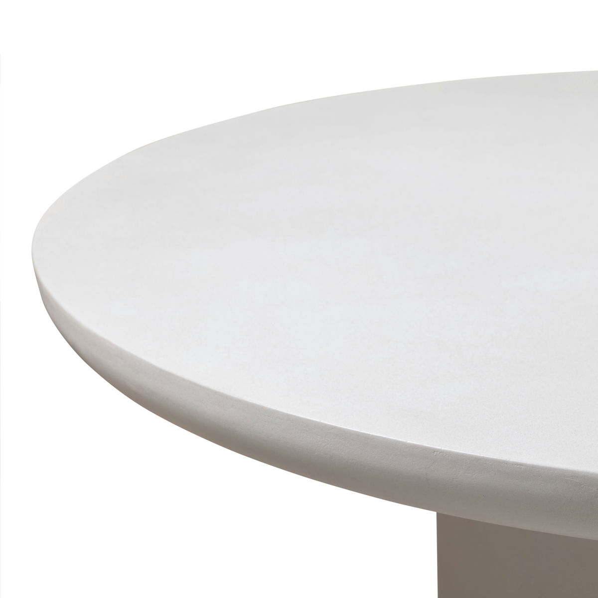 TOV Furniture Roxie Ivory Concrete Dining Table