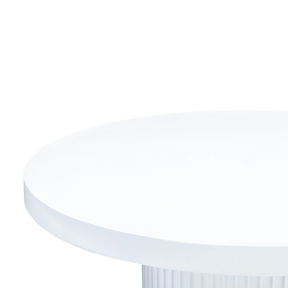 TOV Furniture Wave Concrete Round Dining Table