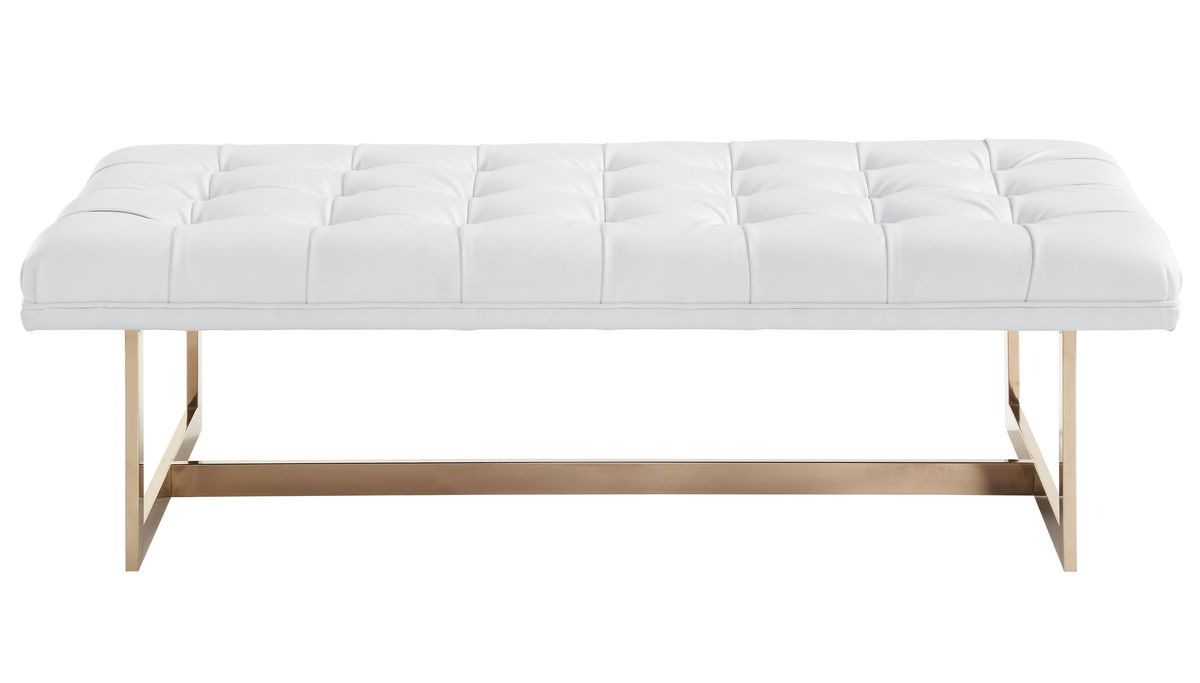 TOV Furniture Oppland White Bench