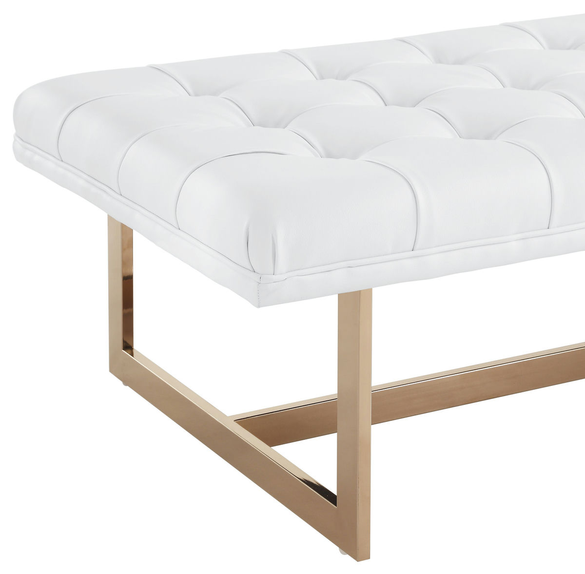 TOV Furniture Oppland White Bench