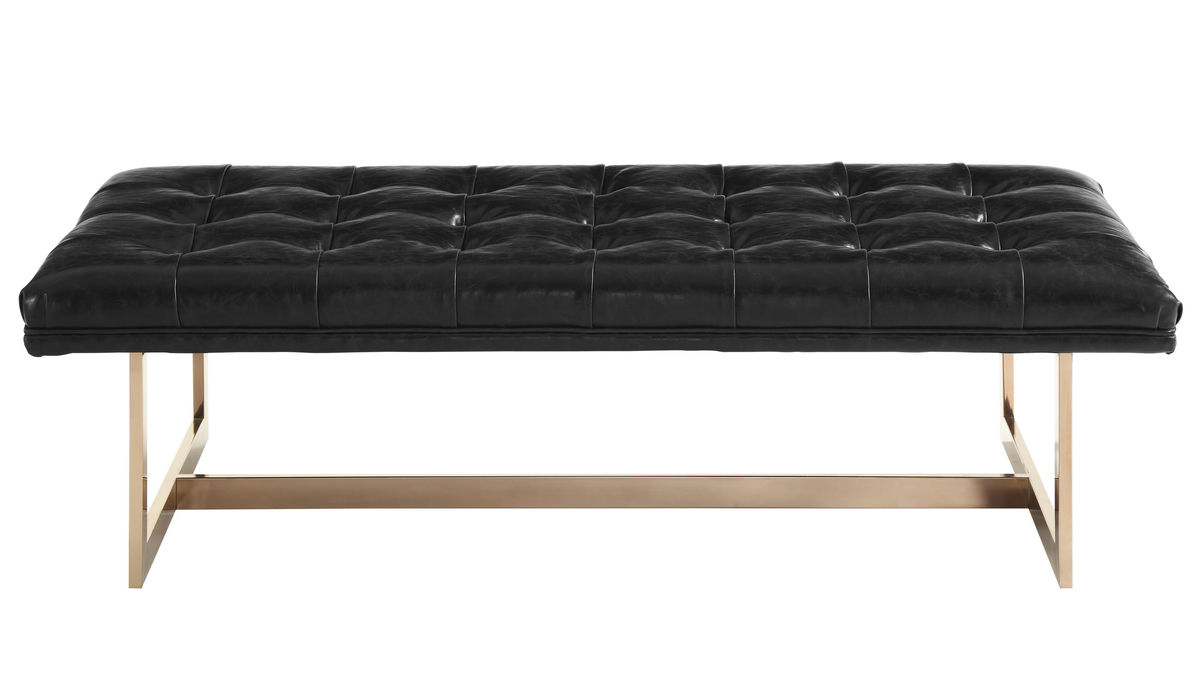TOV Furniture Oppland Black Bench