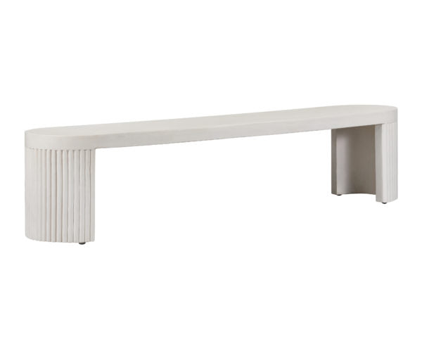 TOV Furniture Wave Concrete Bench