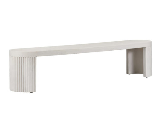 TOV Furniture Wave Concrete Bench