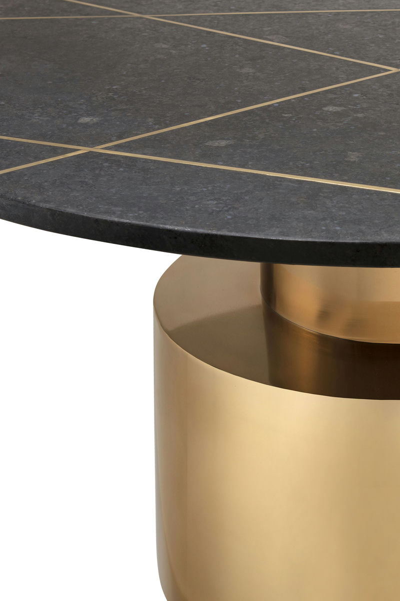 TOV Furniture Terzo Black Marble Coffee Table