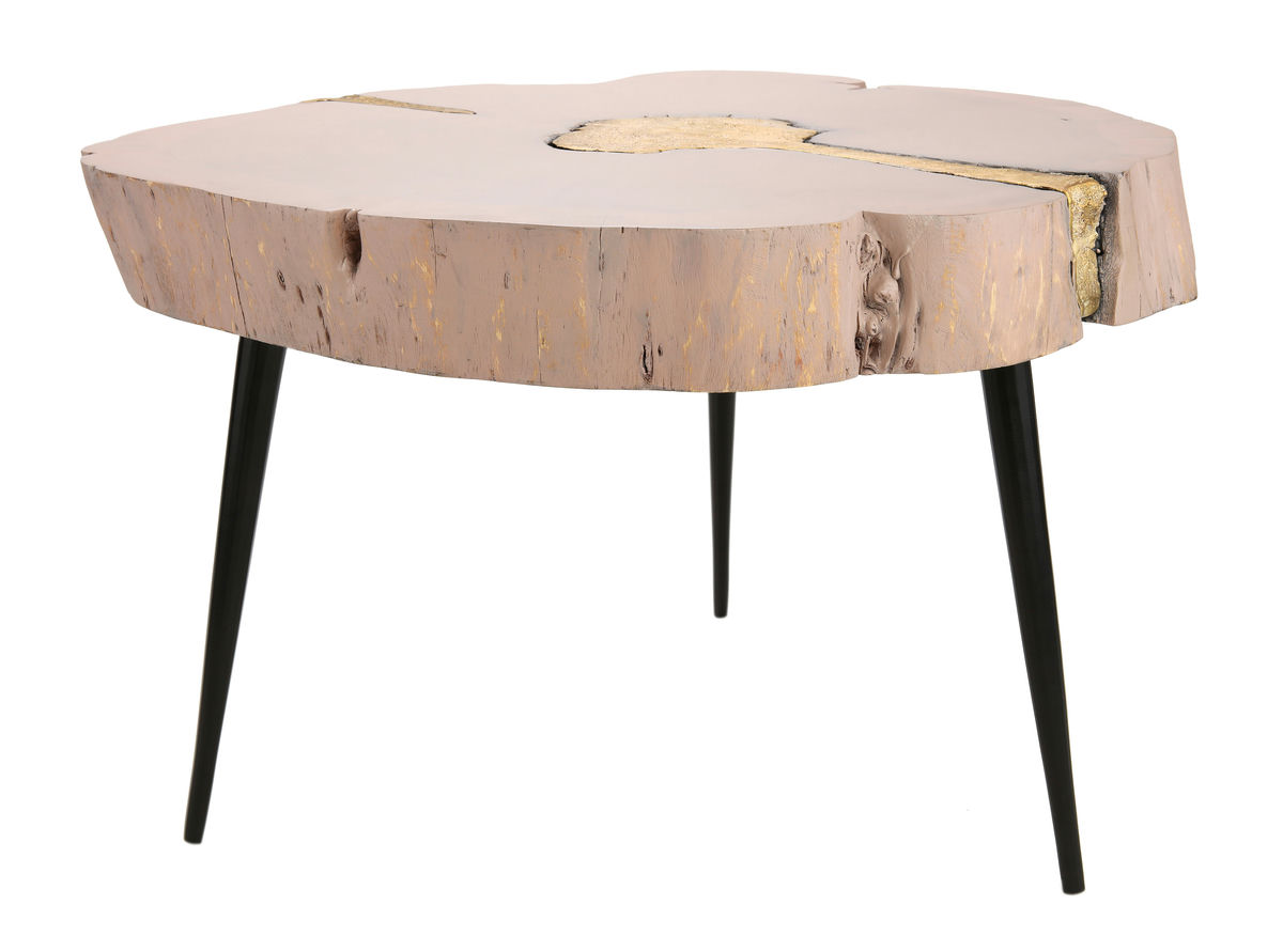 TOV Furniture Timber Pink and Brass Coffee Table