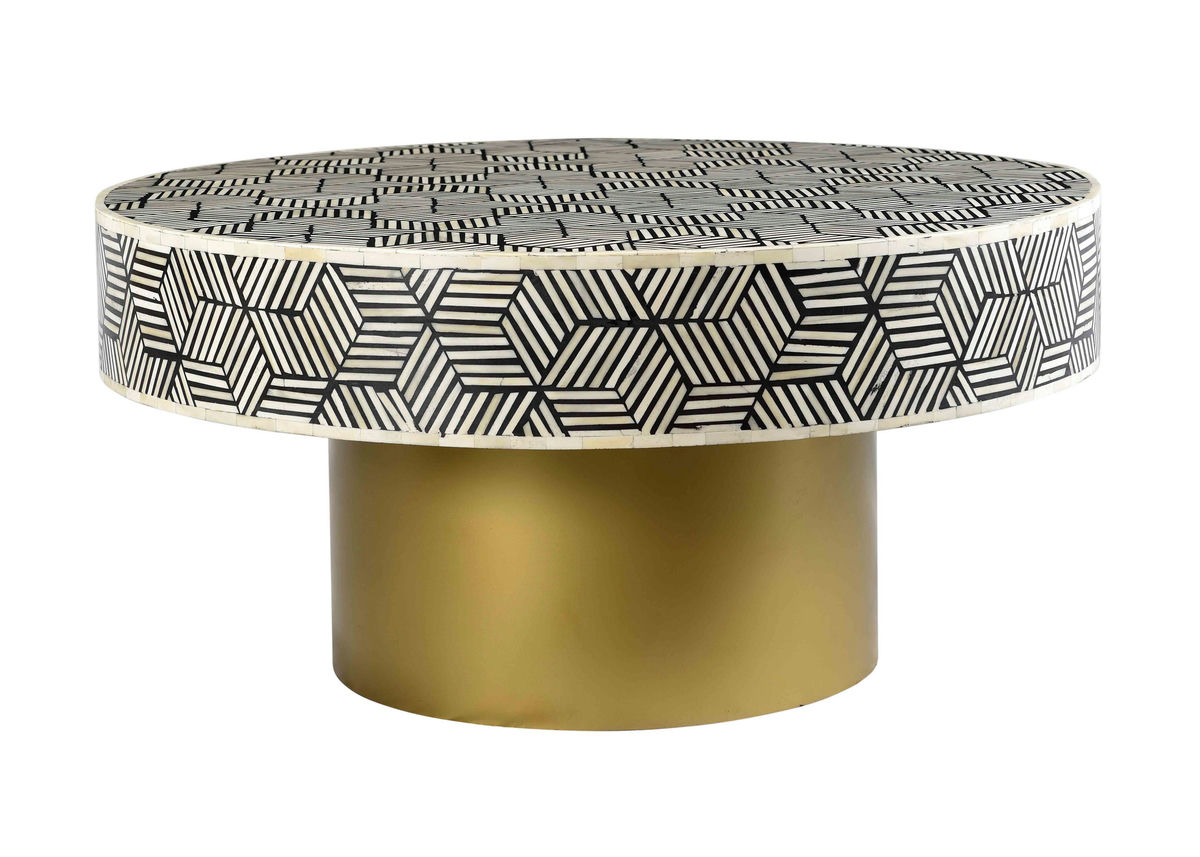 TOV Furniture Bone Inlay Coffee Table