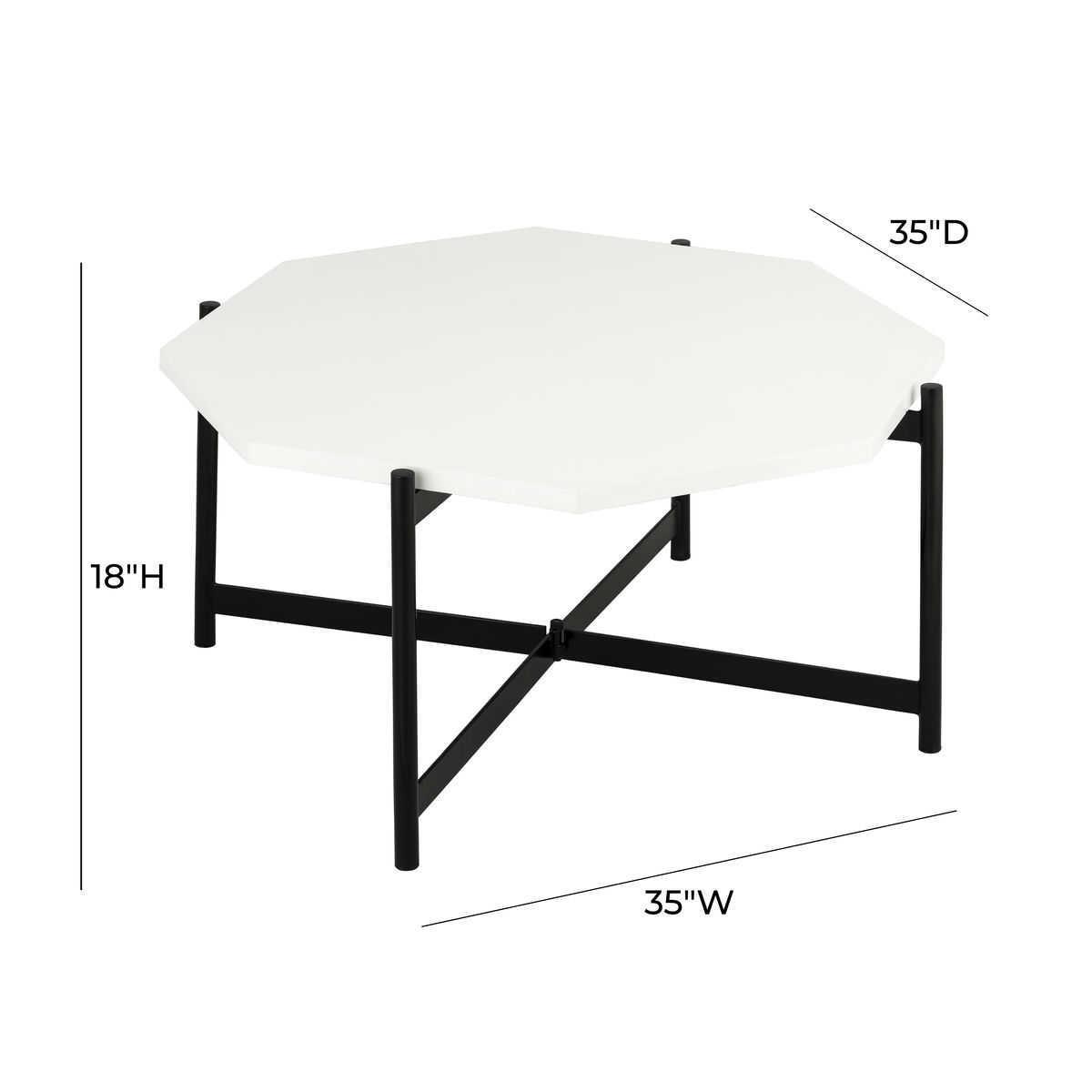 TOV Furniture Ursula Wooden Coffee Table