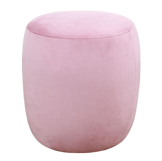 TOV Furniture Willow Blush Velvet Ottoman