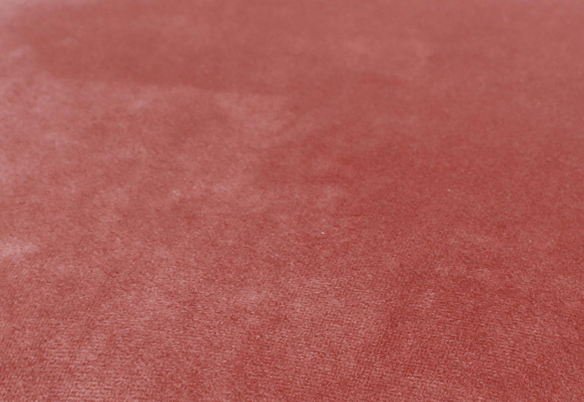 TOV Furniture Willow Salmon Velvet Ottoman