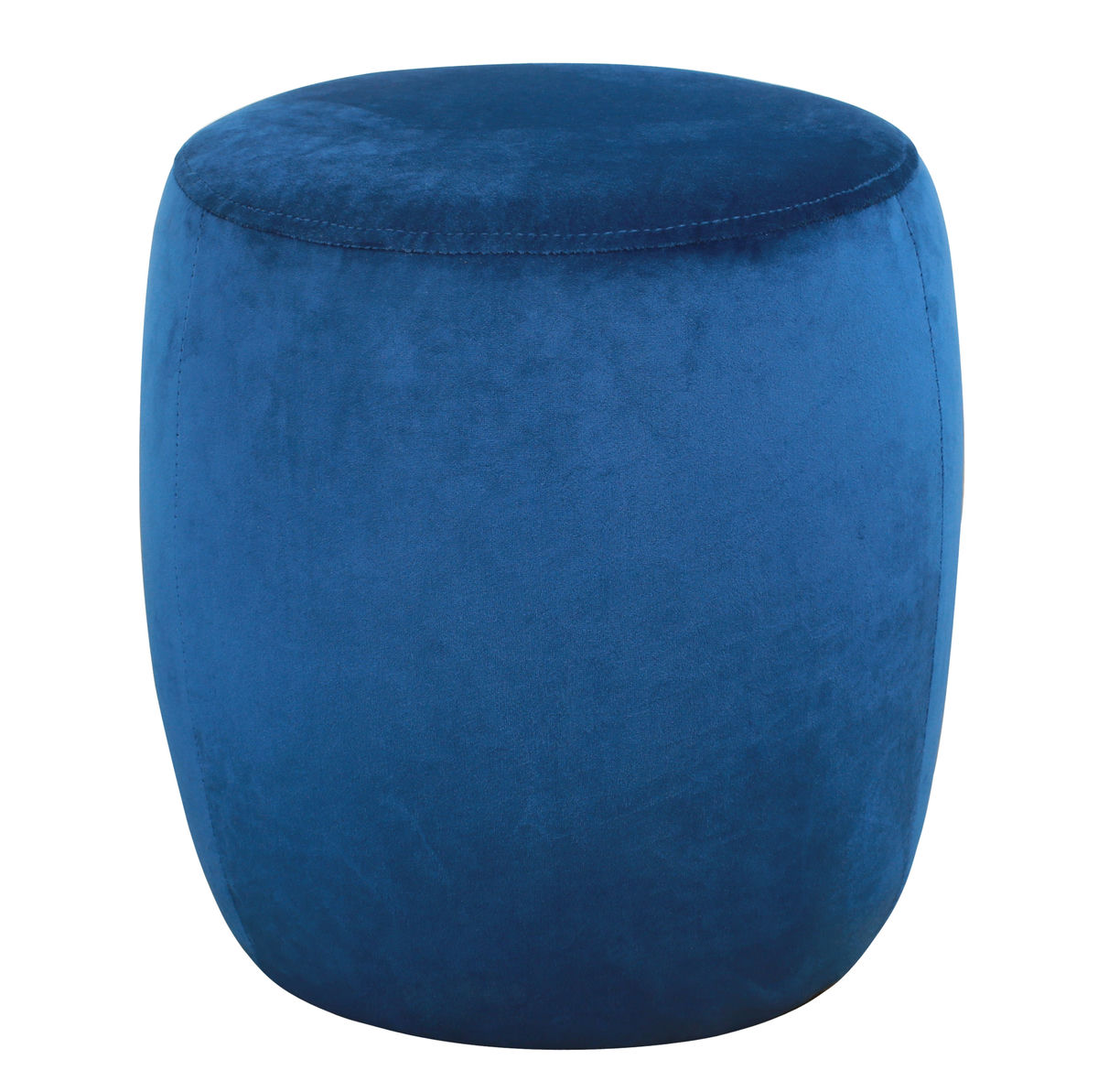 TOV Furniture Willow Navy Velvet Ottoman