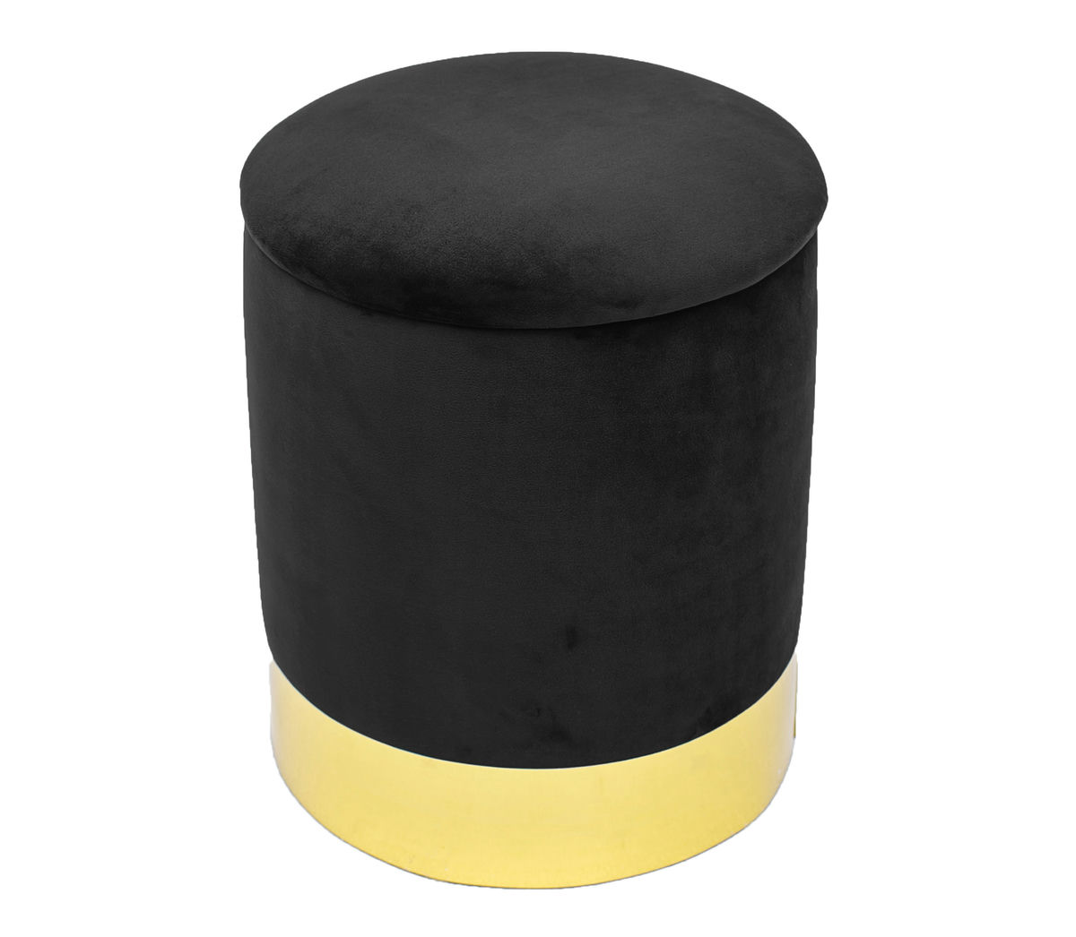 TOV Furniture Pri Black Storage Ottoman