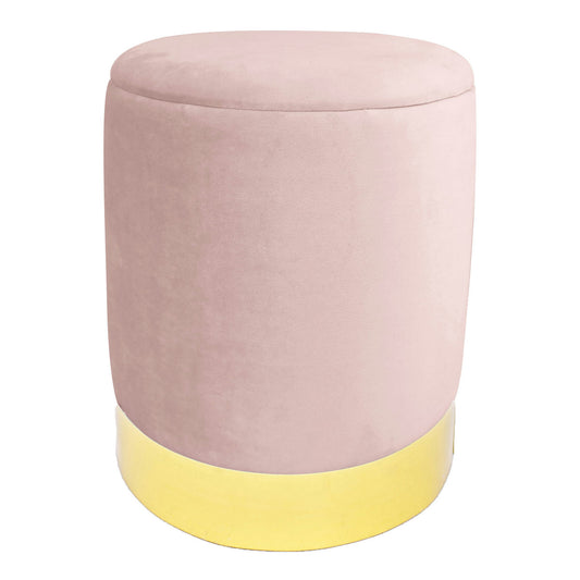 TOV Furniture Pri Blush Storage Ottoman