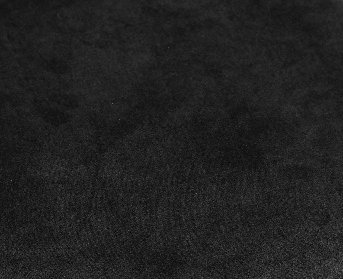 TOV Furniture Pri Black Velvet Ottoman