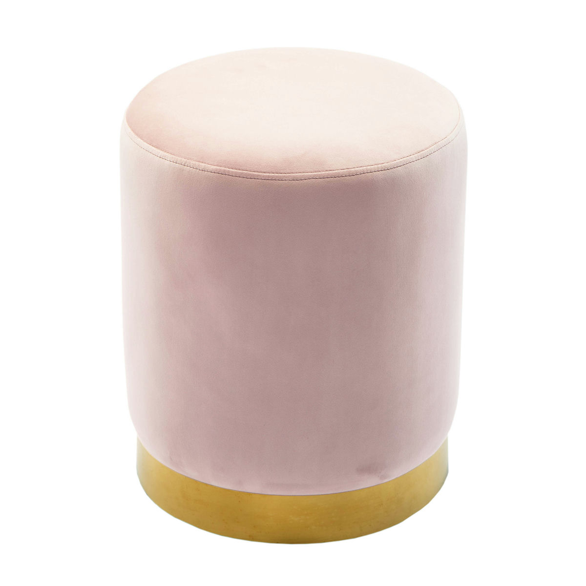 TOV Furniture Pri Blush Velvet Ottoman