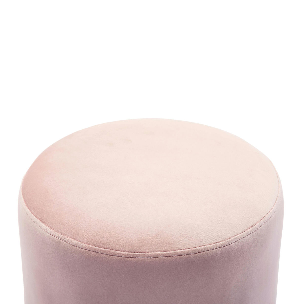 TOV Furniture Pri Blush Velvet Ottoman