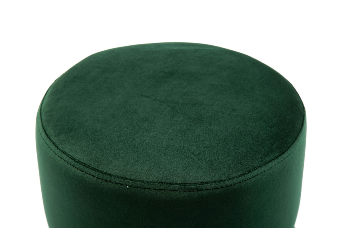 TOV Furniture Yamma Forest Green Velvet Ottoman