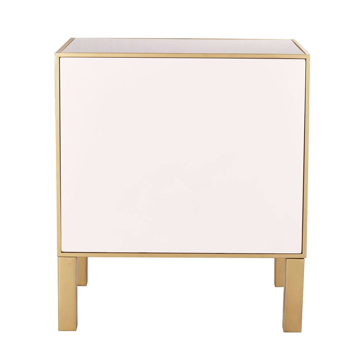 TOV Furniture Emily Pink Lacquer Side Table